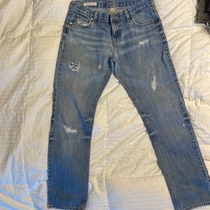 Medium rinse boyfriend Jean